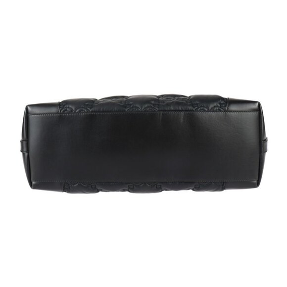 GUCCI Black Leather Shoulder Bag - Picture 5 of 8